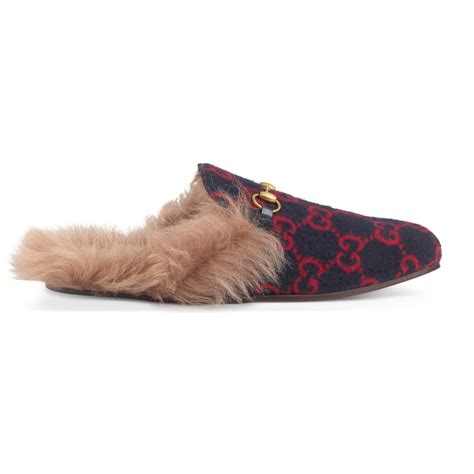 new gucci princeton slippers navy|gucci princetown slippers.